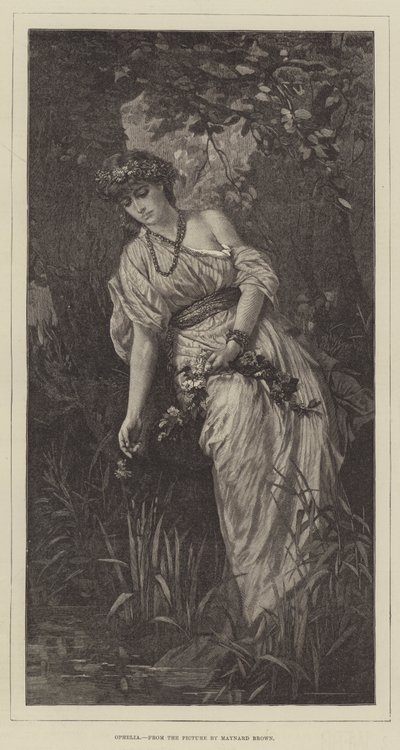 Ophelia door Maynard Brown